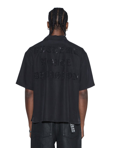 END DINER SS SHIRT SATIN BLACK