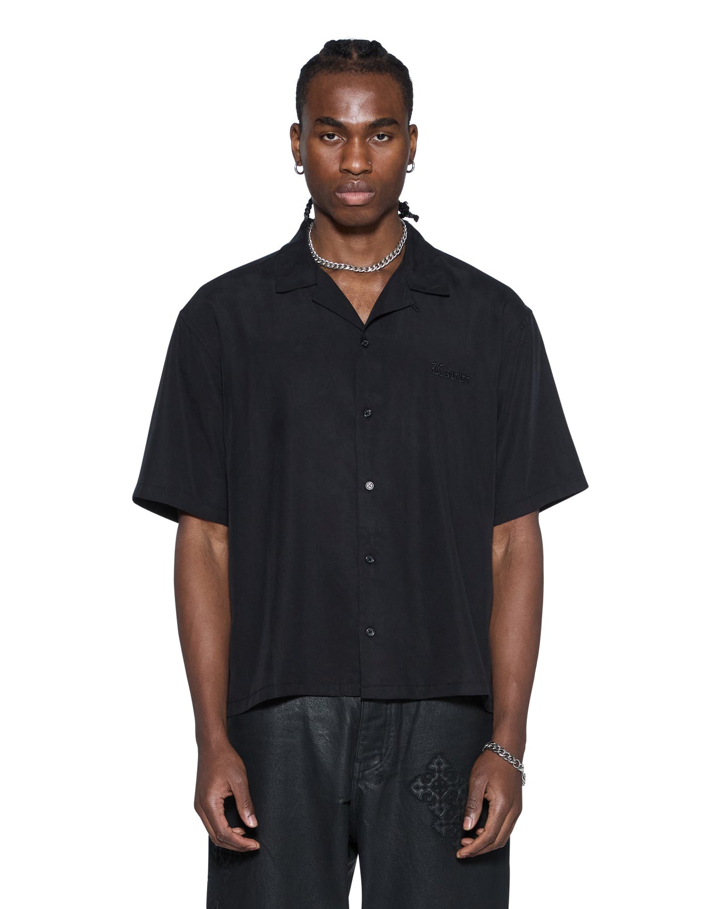 END DINER SS SHIRT SATIN BLACK