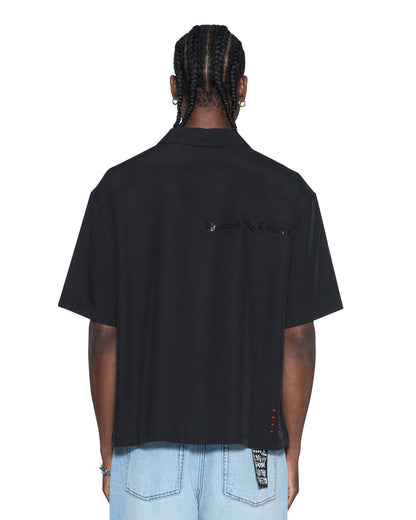 HBL DINER SS SHIRT SATIN BLACK