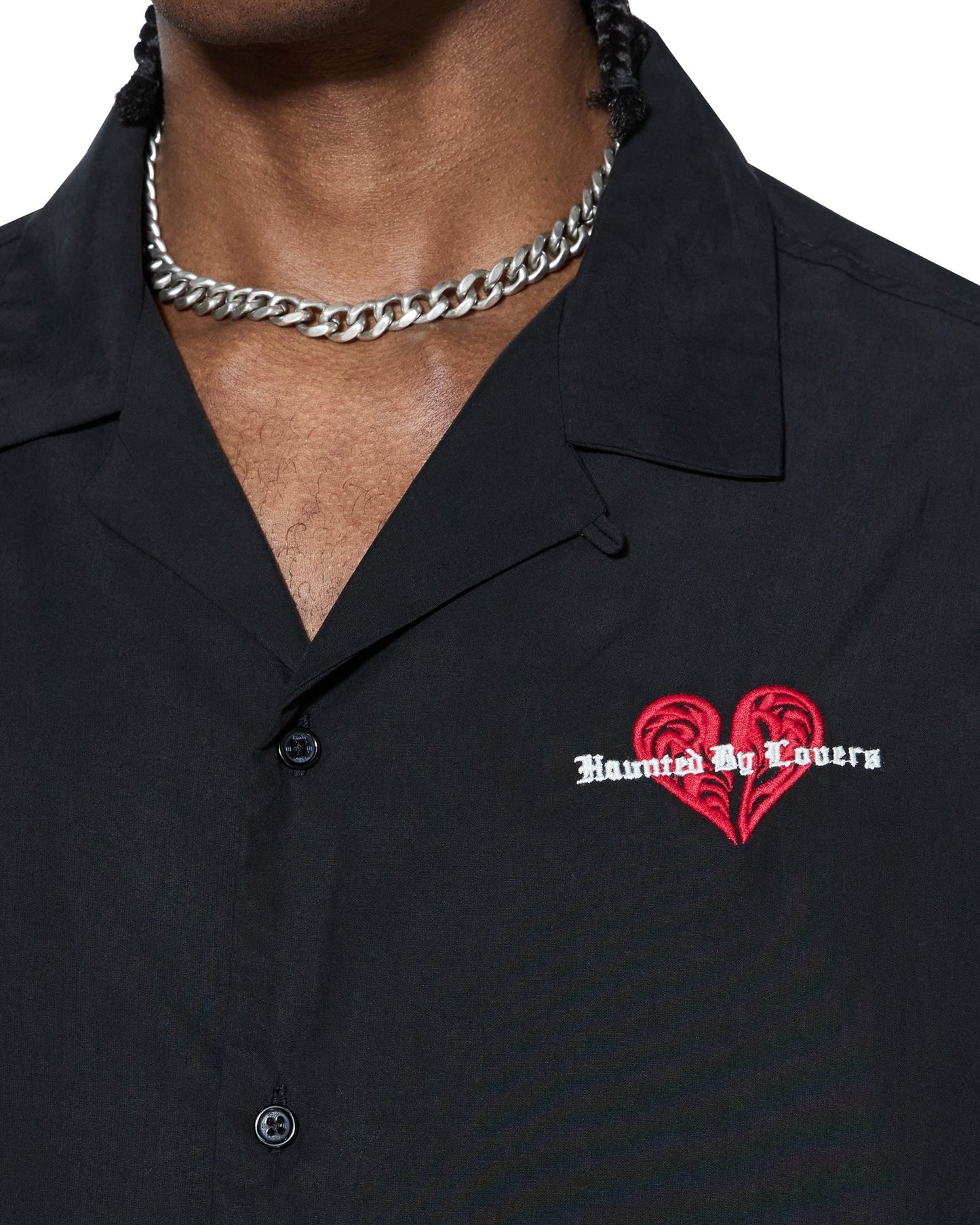 HBL DINER SS SHIRT SATIN BLACK