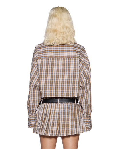 BALTER SHIRT TAN PLAID