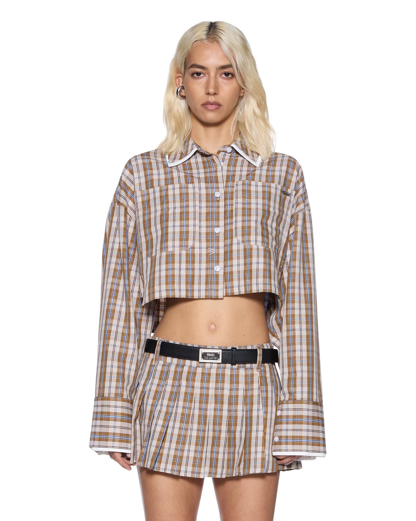 BALTER SHIRT TAN PLAID