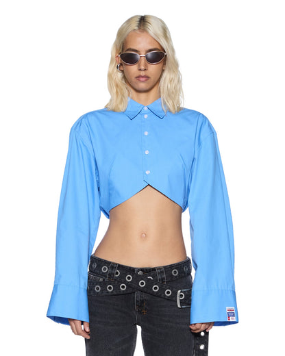 BARKER LS SHIRT AZURE