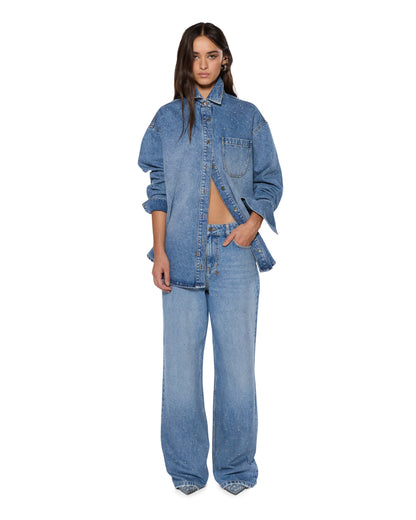 OVERSIZED LS SHIRT KRYSTAL KOMET