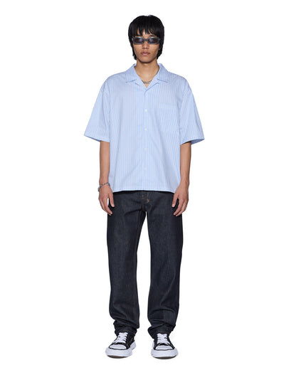 STATE DINER SS SHIRT OCEAN STRIPE