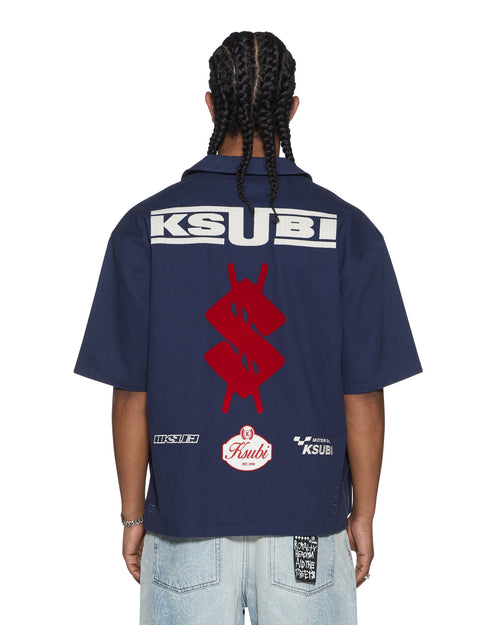 ZOOM BOILER SS SHIRT NAVY