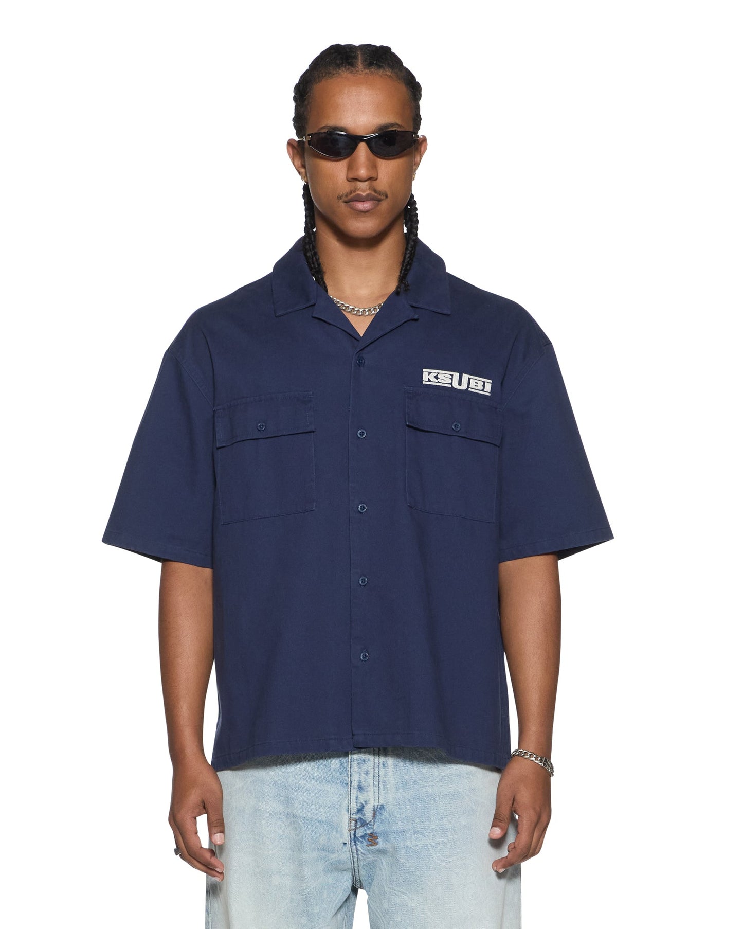 ZOOM BOILER SS SHIRT NAVY