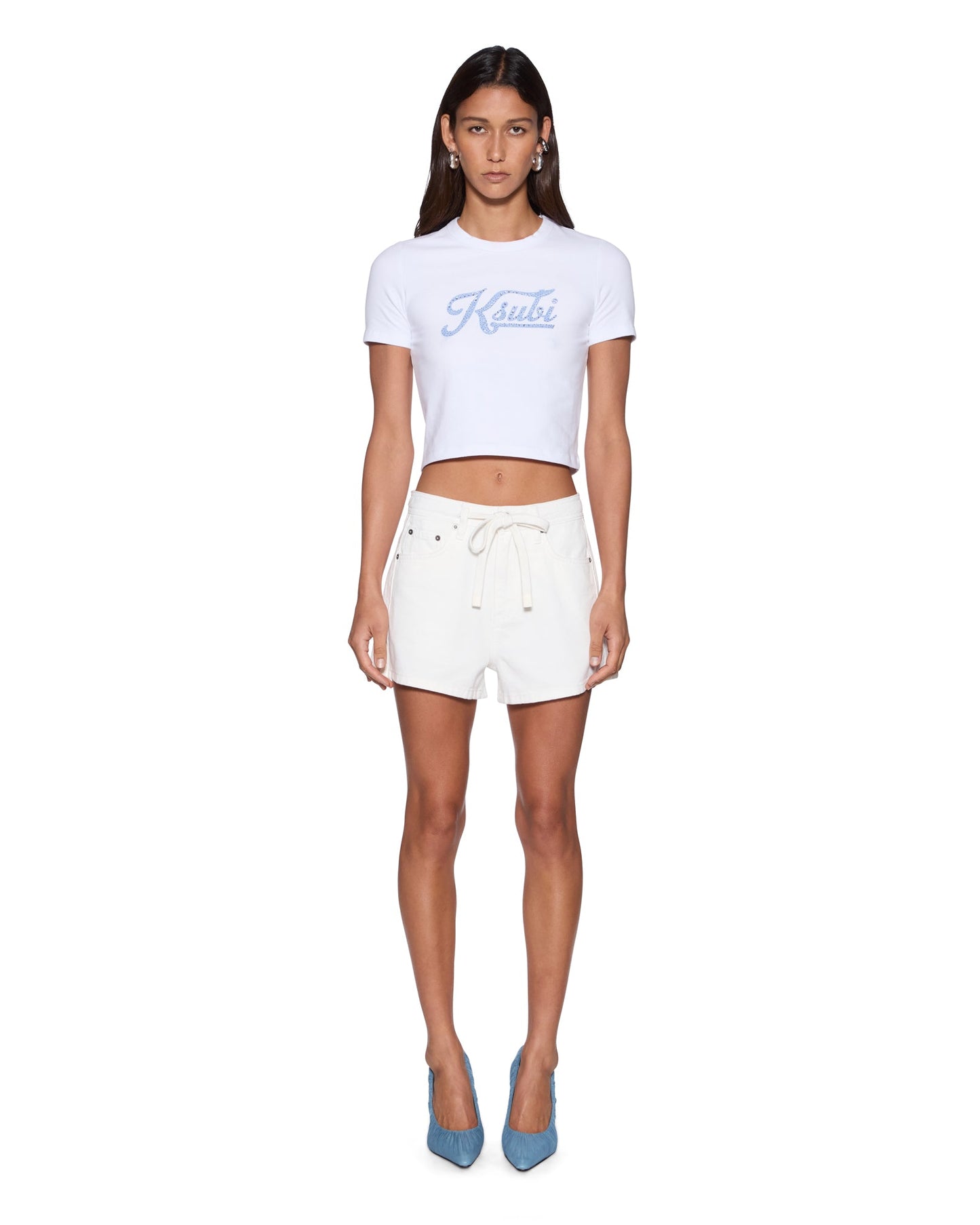 SLOUCH SHORT TRAK BLANC