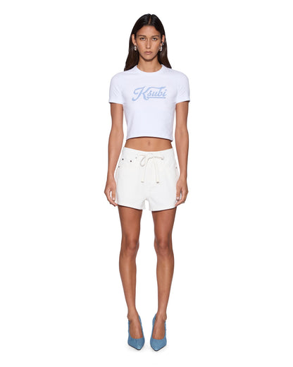 SLOUCH SHORT TRAK BLANC