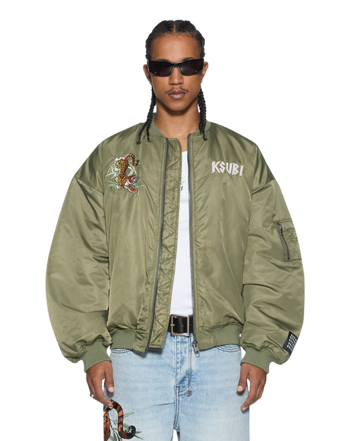 STAY UP 4EVA BOMBER JACKET KHAKI