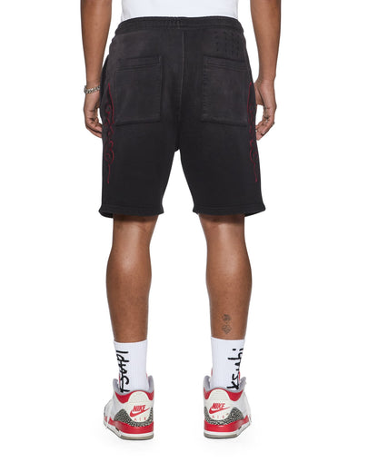 PAISE TRAK SHORT BLACK FADE