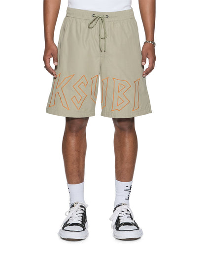 STAY UP LIFE SHORT SYNTH GREEN
