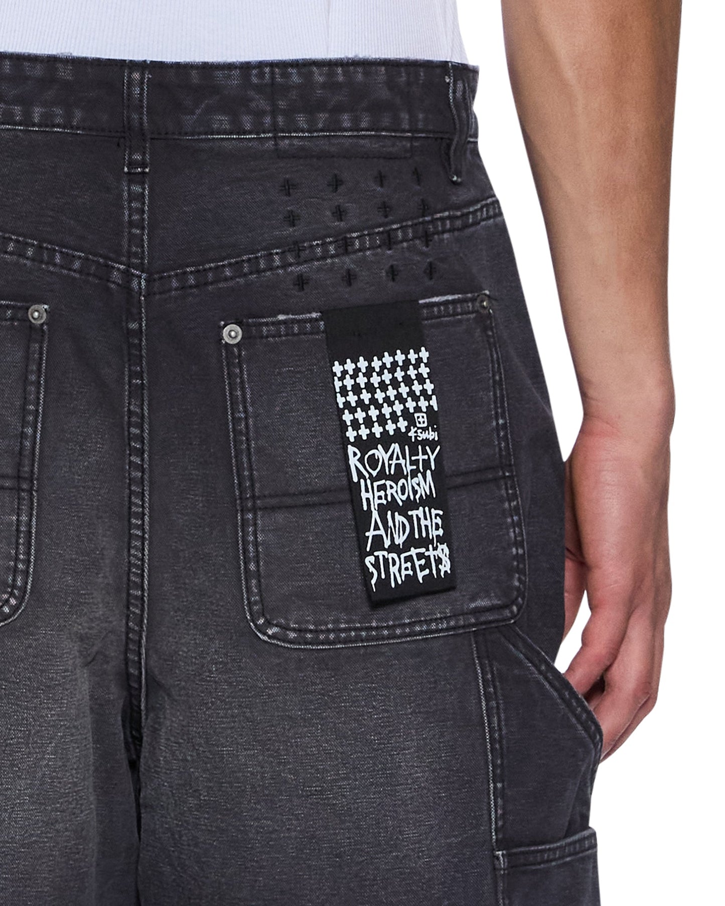 OPERATOR SHORT POWDER GREY