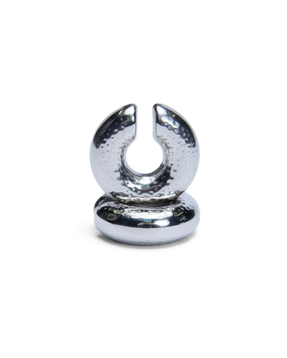 SILVER RIPPLE EAR CUFF