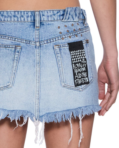 MICRO MINI RAP SKIRT VAPOUR