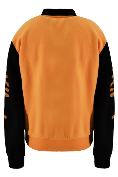 Men's Baseball Team Chenille Patch Embroidery Cardigan