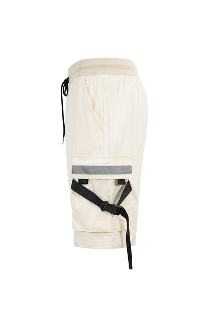 Men's Utility Tactical Reflective Tape Cargo Shorts