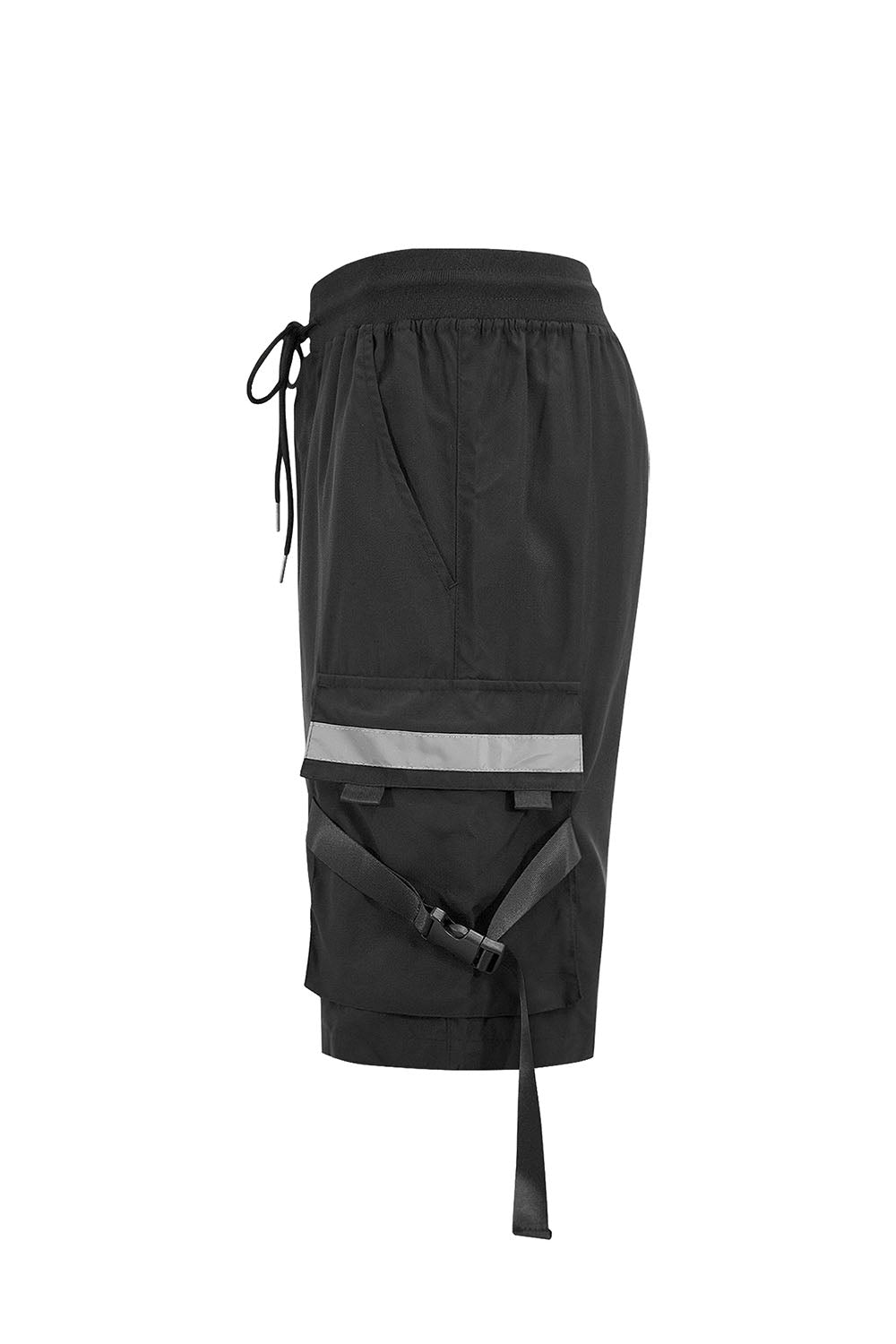 Men's Utility Tactical Reflective Tape Cargo Shorts
