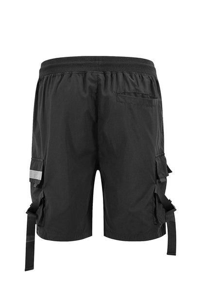 Men's Utility Tactical Reflective Tape Cargo Shorts