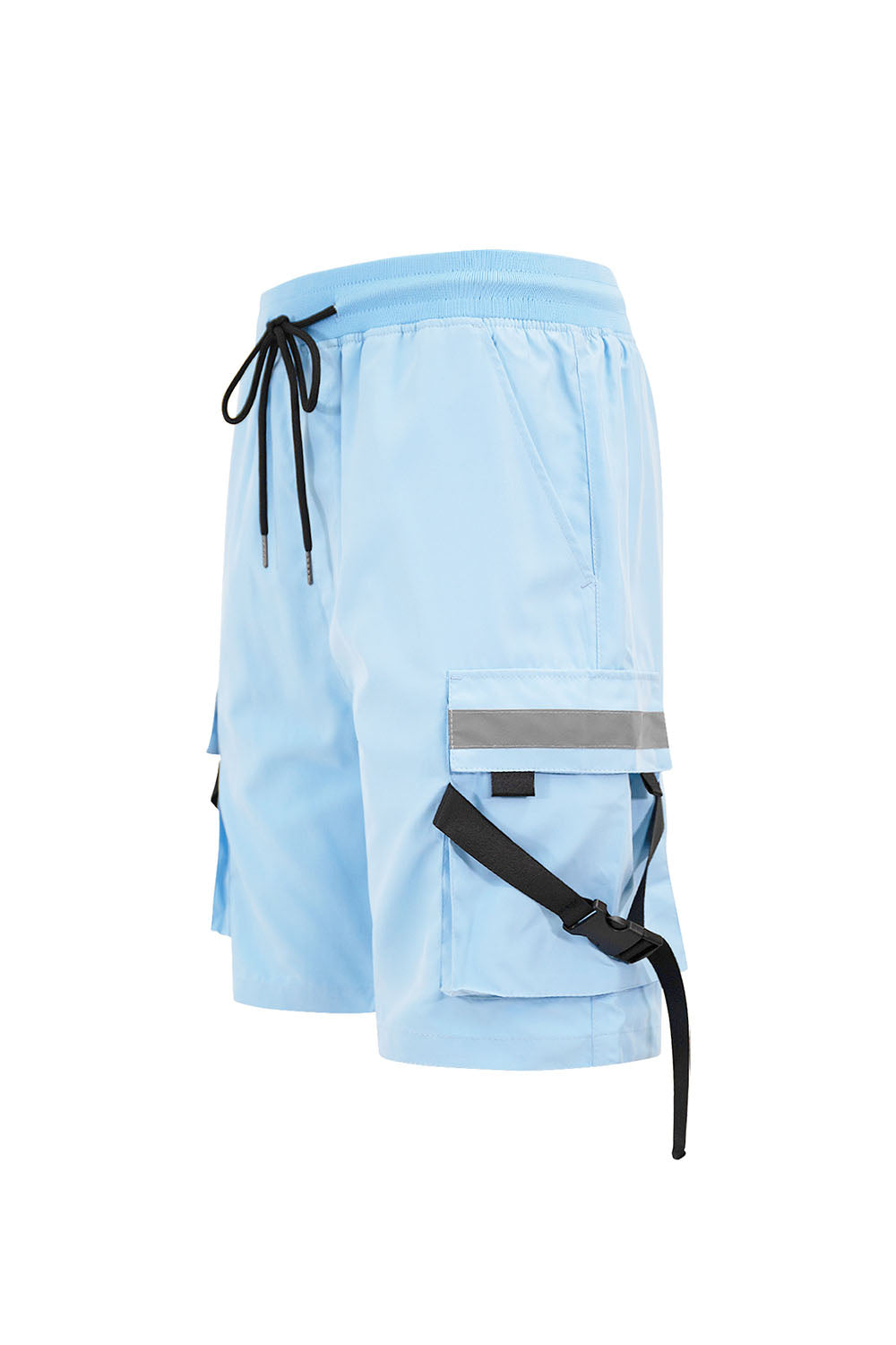Men's Utility Tactical Reflective Tape Cargo Shorts