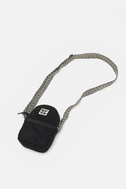 Brady - Crossbody Corduroy Bag in Black