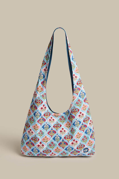Elas - Tote Bag in Walled Blooms Print