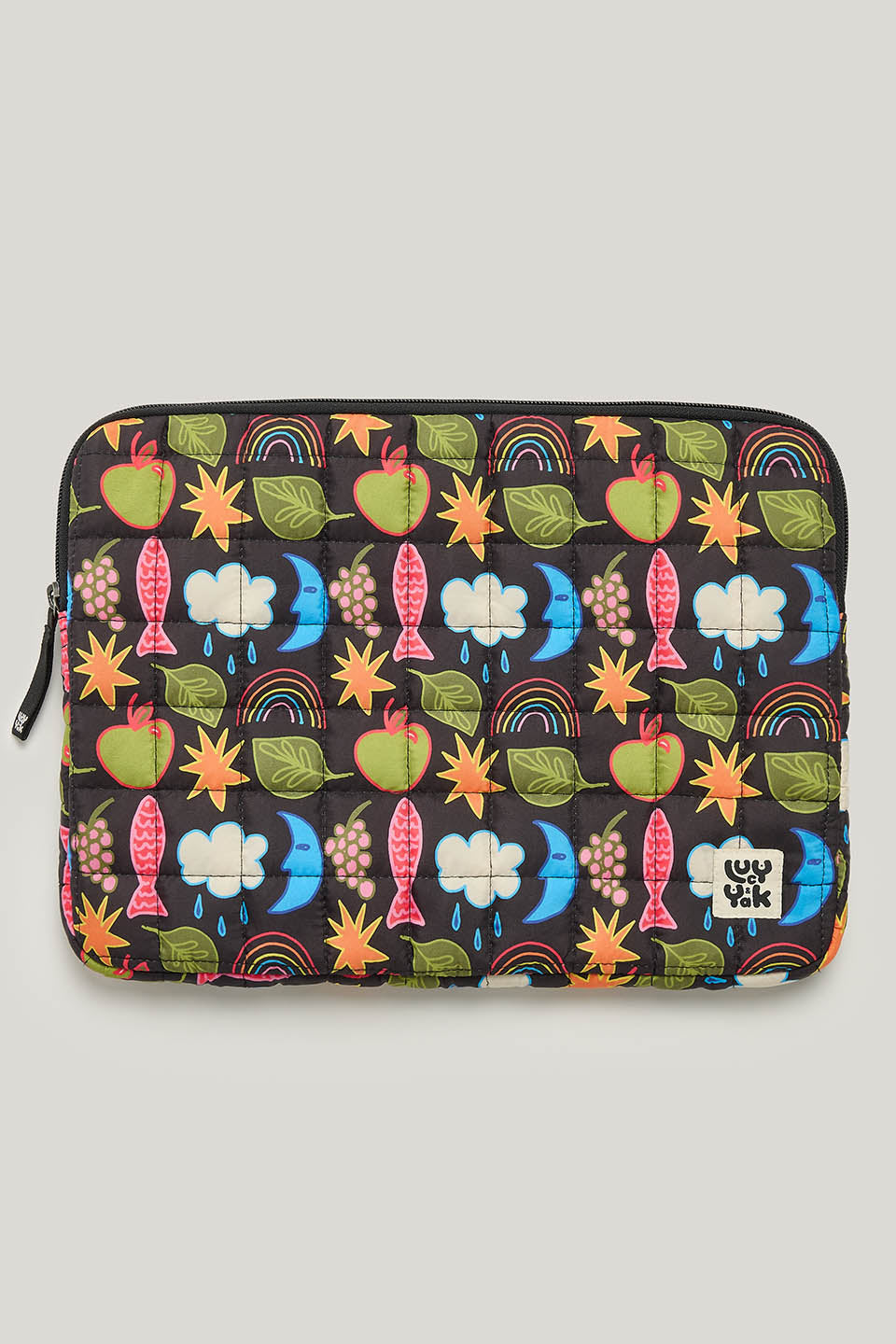 Emelien - 13" Laptop Case in Naive Shapes Print