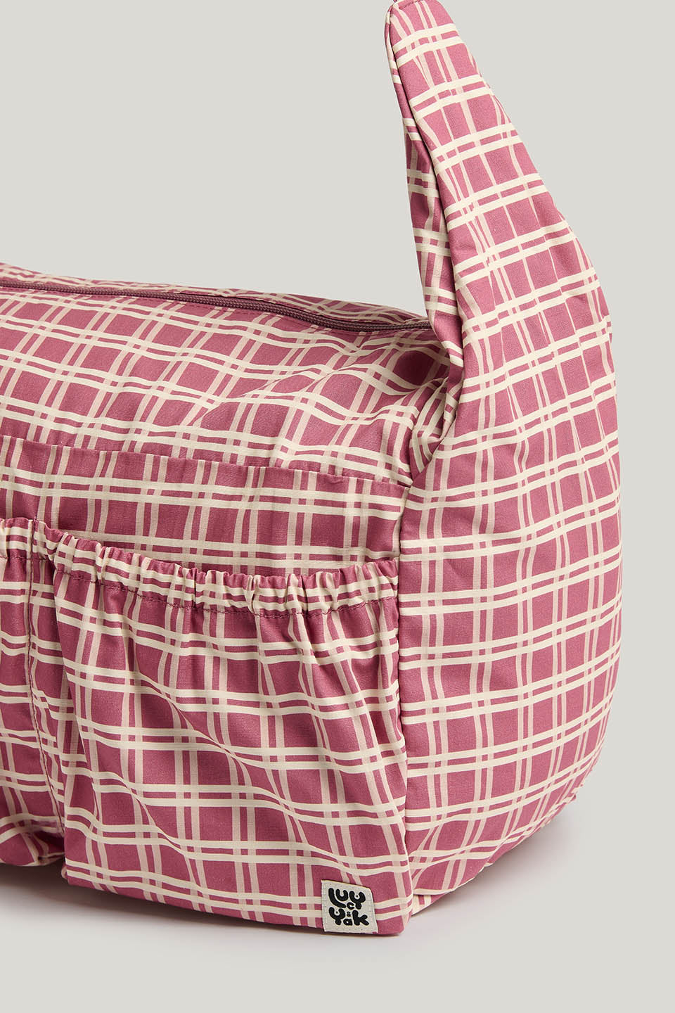 Liza - Crossbody Bag in Rose Deco Check
