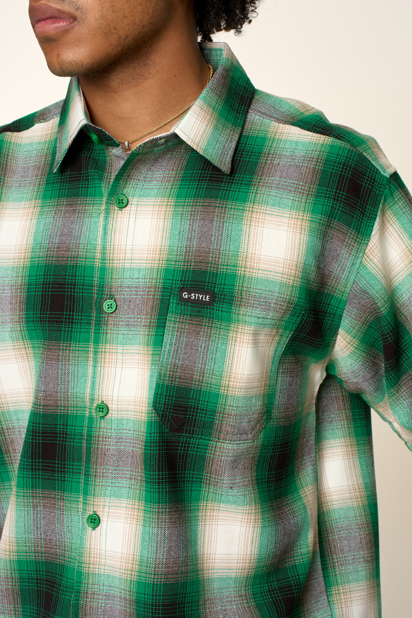 Plaid Short Sleeve Button Up Shirt