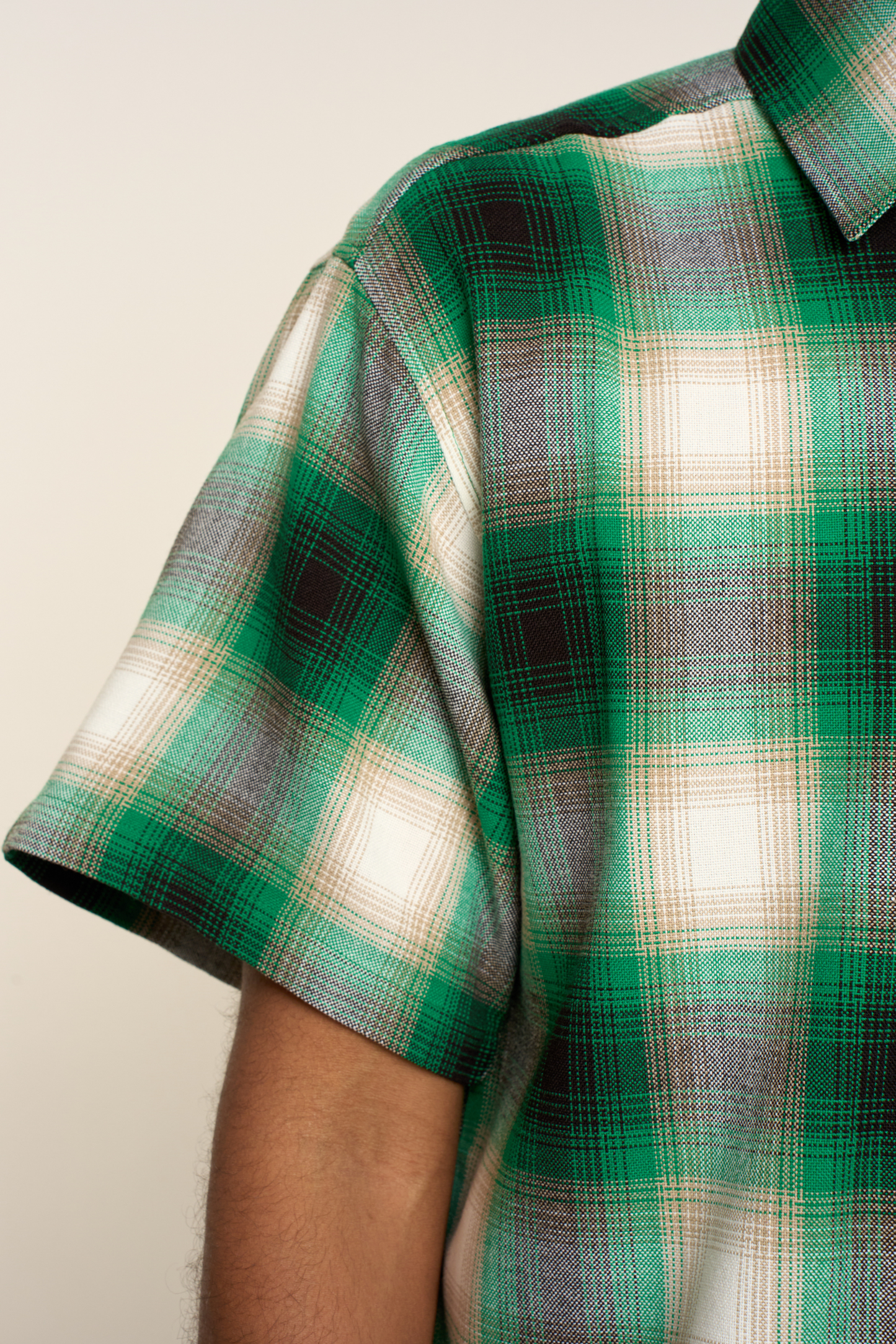Plaid Short Sleeve Button Up Shirt