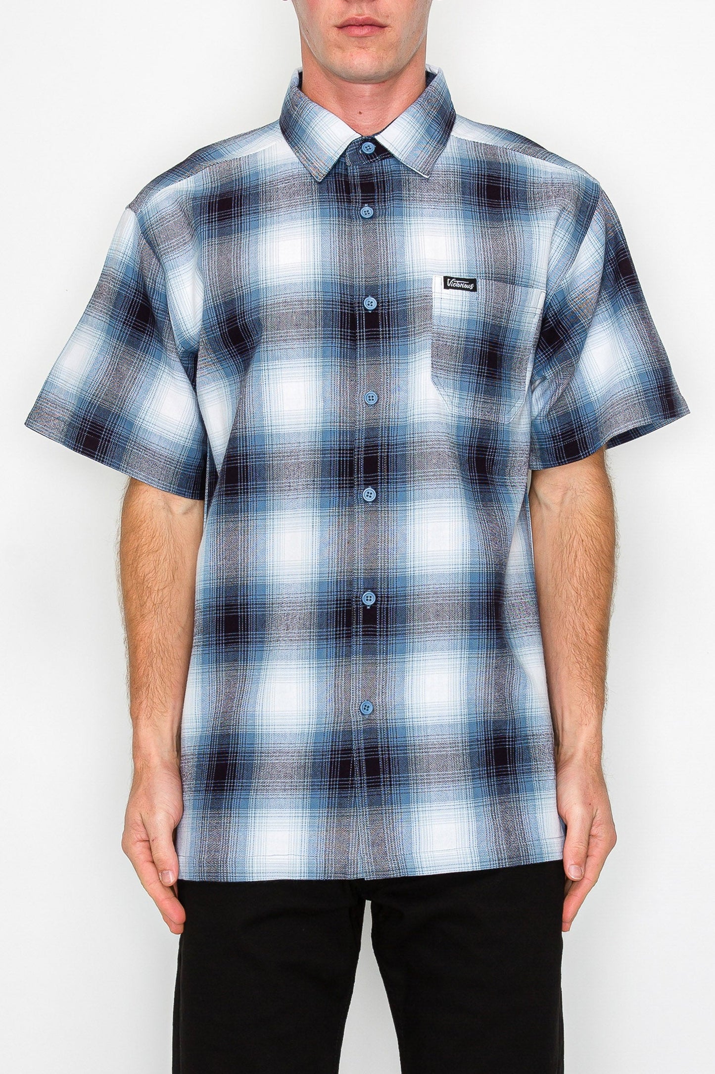 Plaid Short Sleeve Shirt