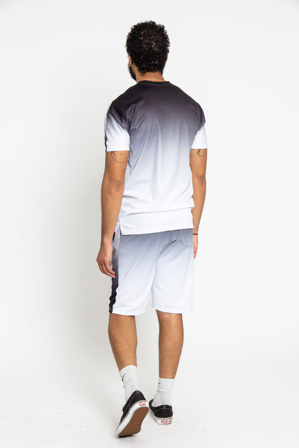 Gradient Ombre T-Shirt and Shorts Set
