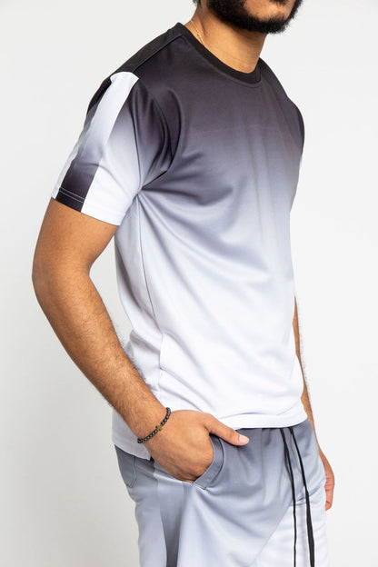 Gradient Ombre T-Shirt and Shorts Set