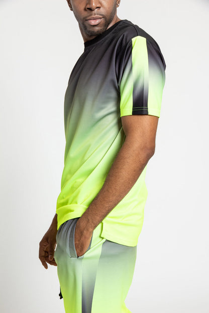 Gradient Ombre T-Shirt and Shorts Set