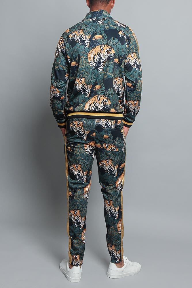 Royal Floral Tiger Track Suit