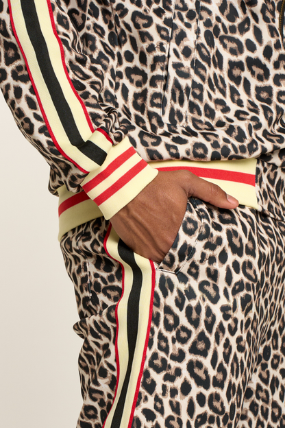Leopard Track Suit Set