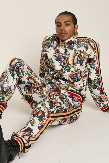 G Striped Tiger Track Suit Set