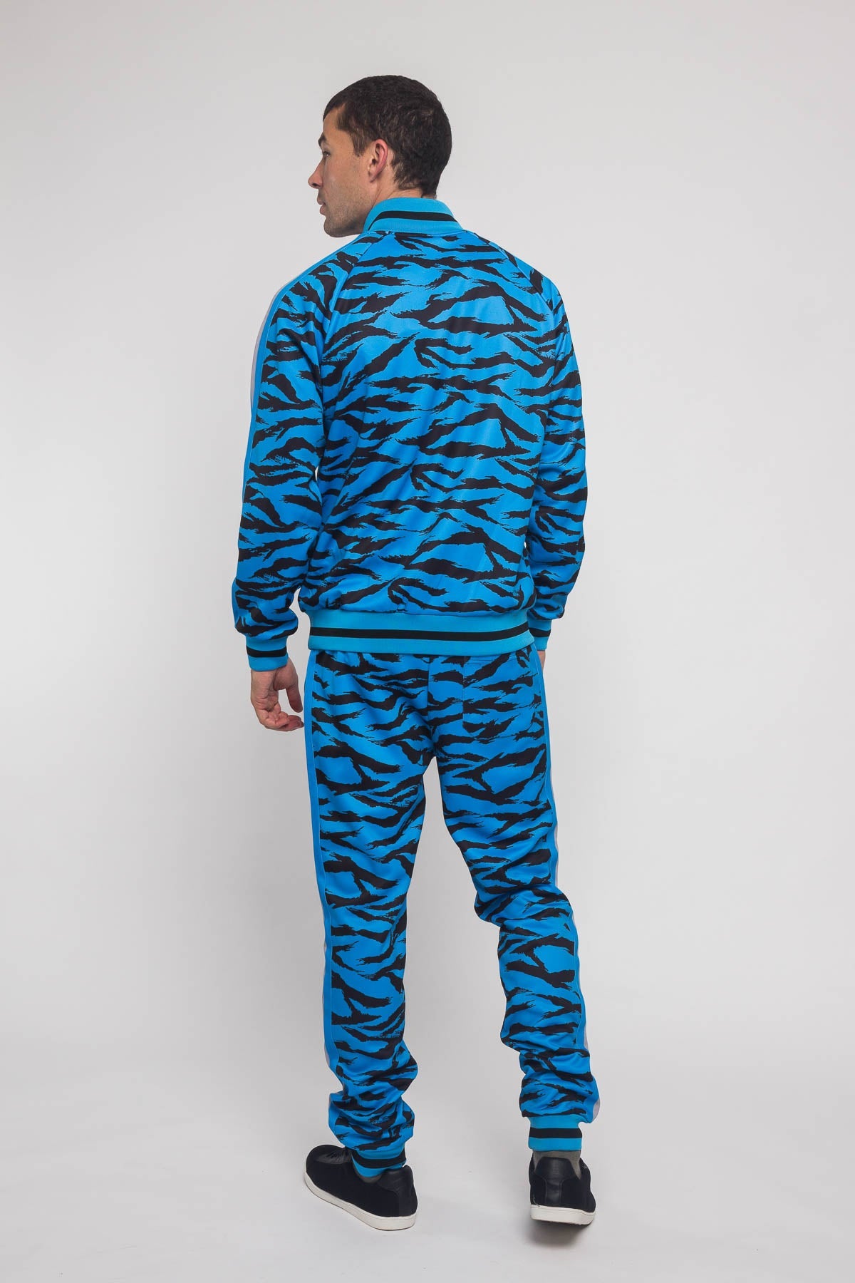 Reflective Tape Tiger Stripe Tracksuit