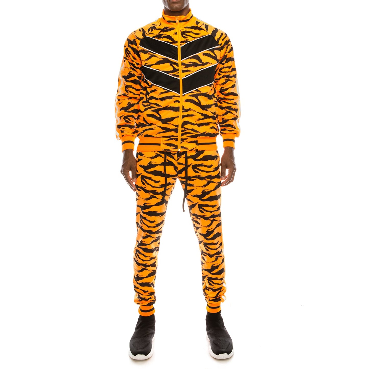 Reflective Tape Tiger Track Suits