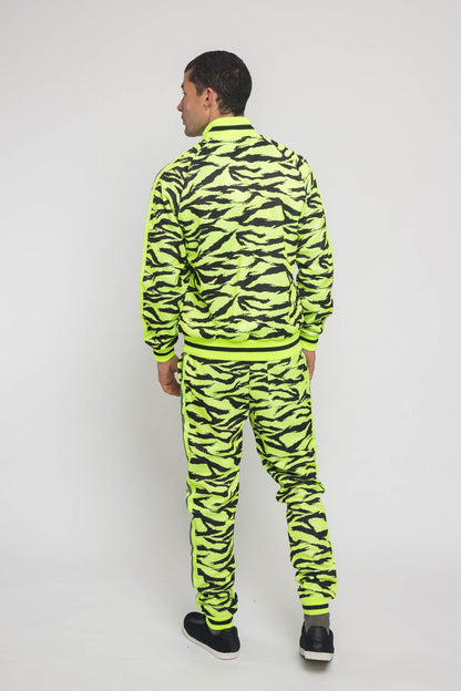 Reflective Tape Tiger Stripe Tracksuit