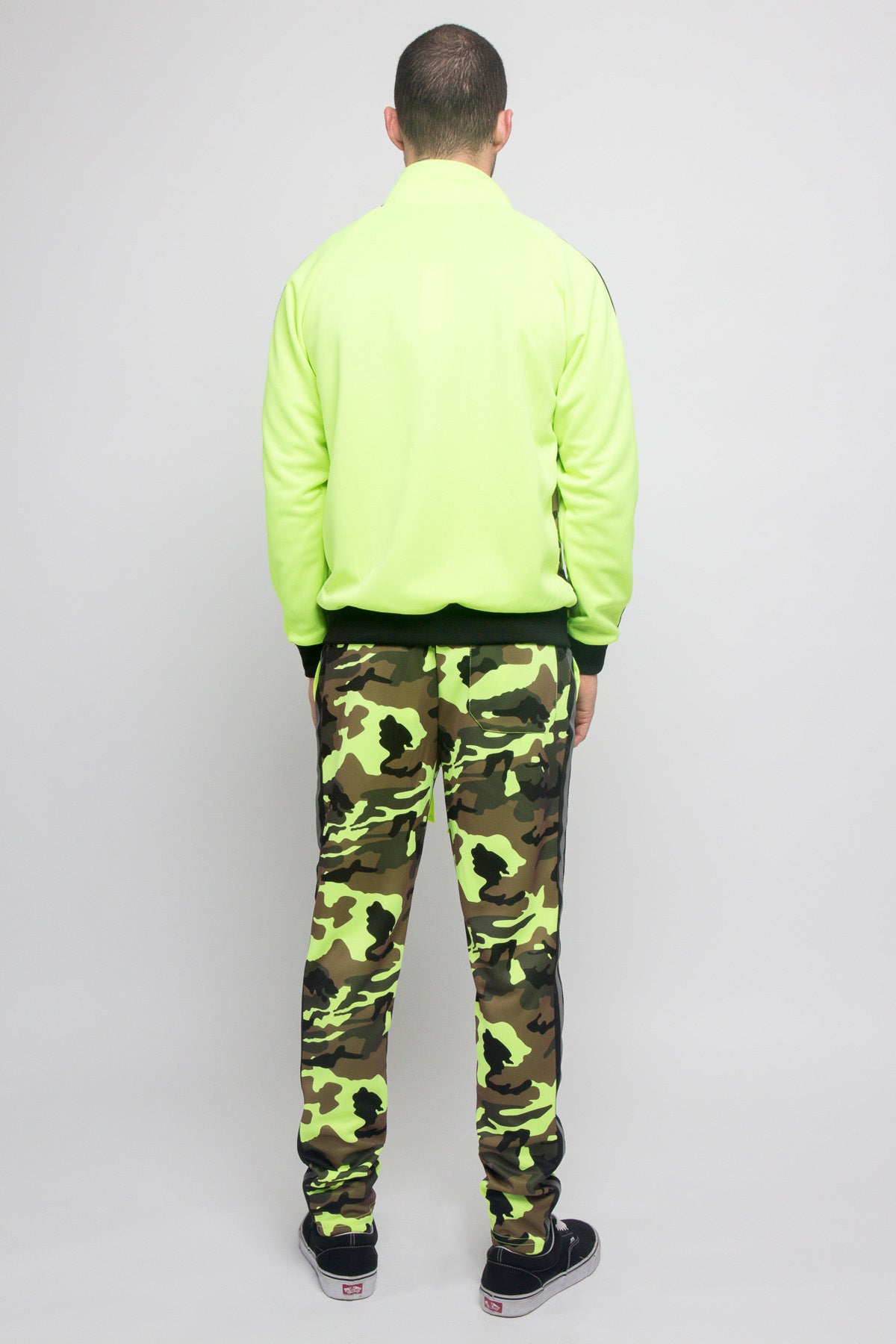 Reflecting Neon Camo Tracksuit