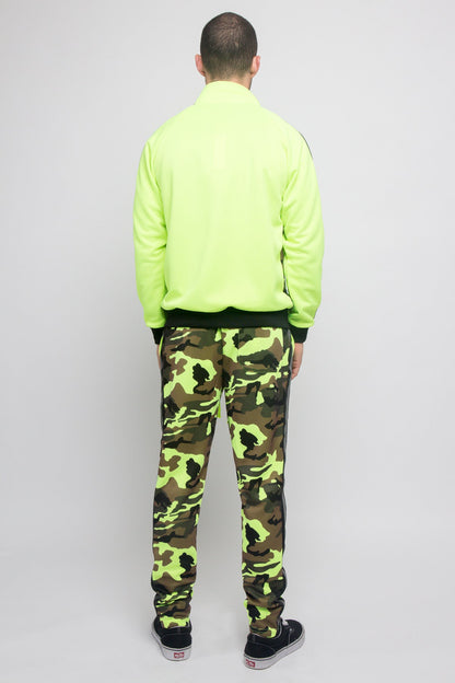Reflecting Neon Camo Tracksuit