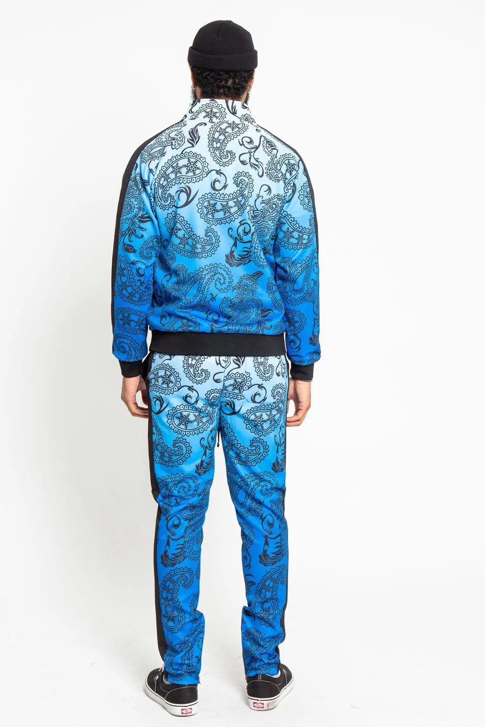 Paisley Gradient Ombre Track Suit Set