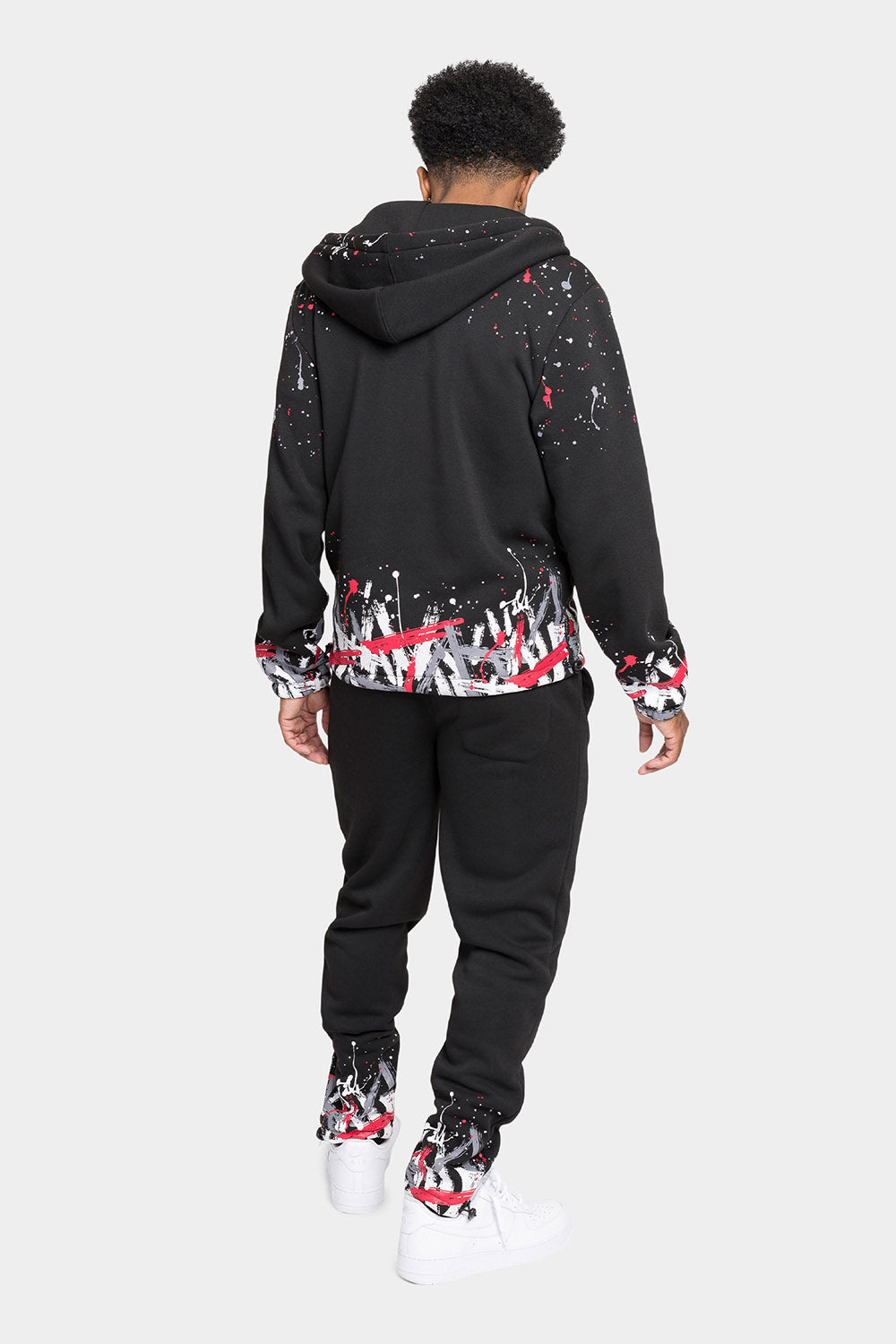 Paint Splatter Fleece Tracksuit