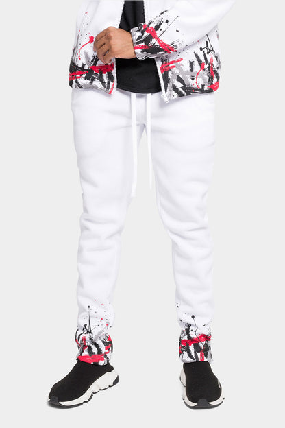 Paint Splatter Fleece Tracksuit