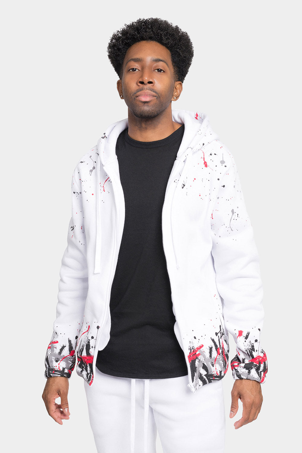 Paint Splatter Fleece Tracksuit