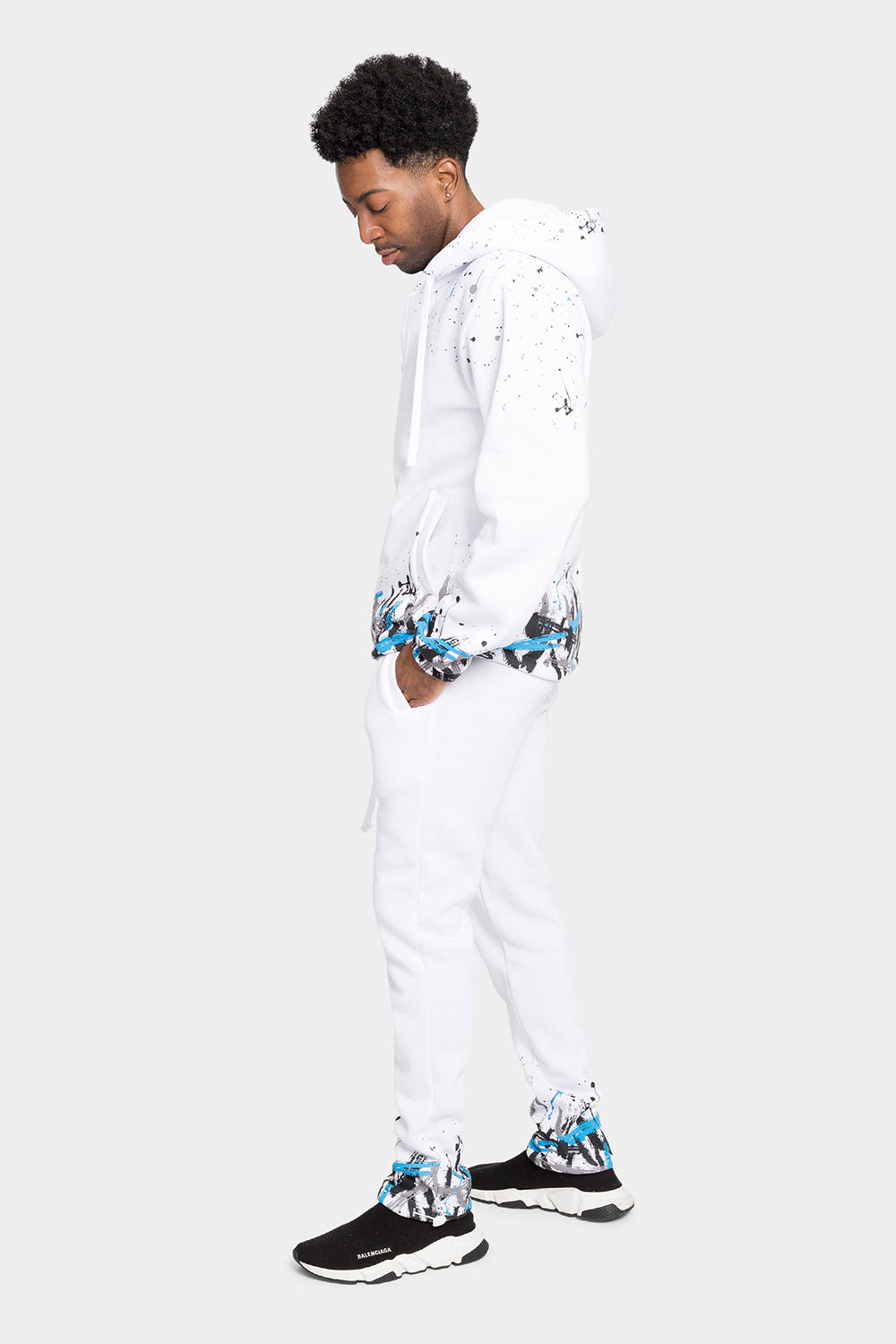 Paint Splatter Fleece Tracksuit