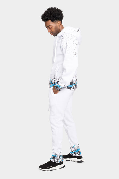 Paint Splatter Fleece Tracksuit