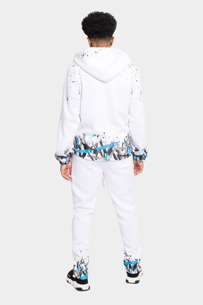 Paint Splatter Fleece Tracksuit