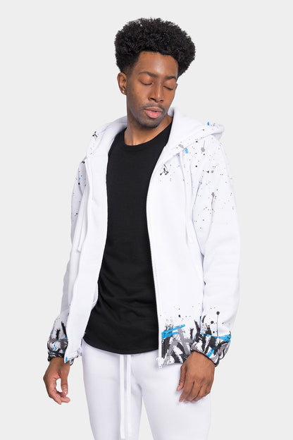 Paint Splatter Fleece Tracksuit
